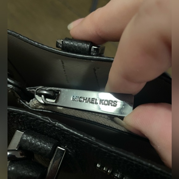 Michael Kors Adele Leather Satchel - Picture 7 of 14